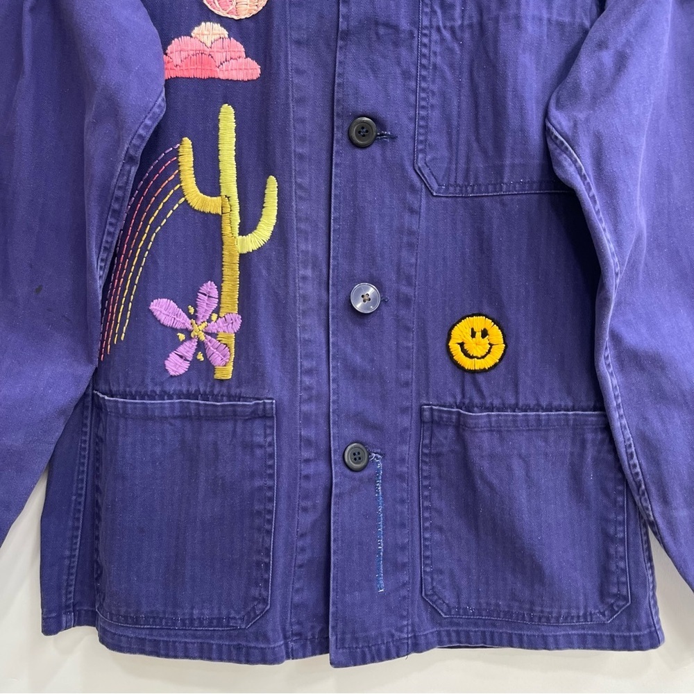 NEW FREE PEOPLE THE WOLVES DESERT TRIP EMBROIDERED SHIRT JACKET XS $250 - Picture 4 of 12
